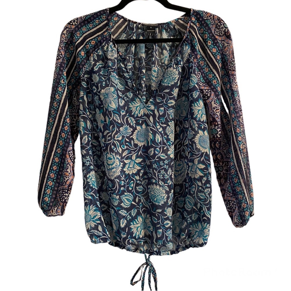 Lucky Brand Sheer Blouse